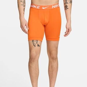 Nike Men's Orange Boxer Briefs